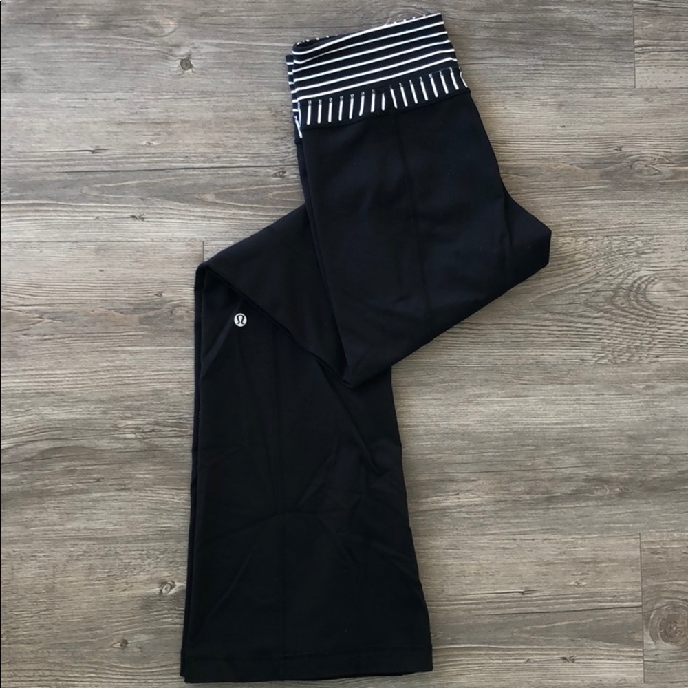 lululemon original reversible groove pant size 4